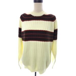 Vintage Indie Mens California Weinstocks Cream Brown 70's Sweater Medium